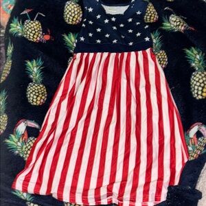 Amazon Kids Patriotic Stars and Stripes Dress